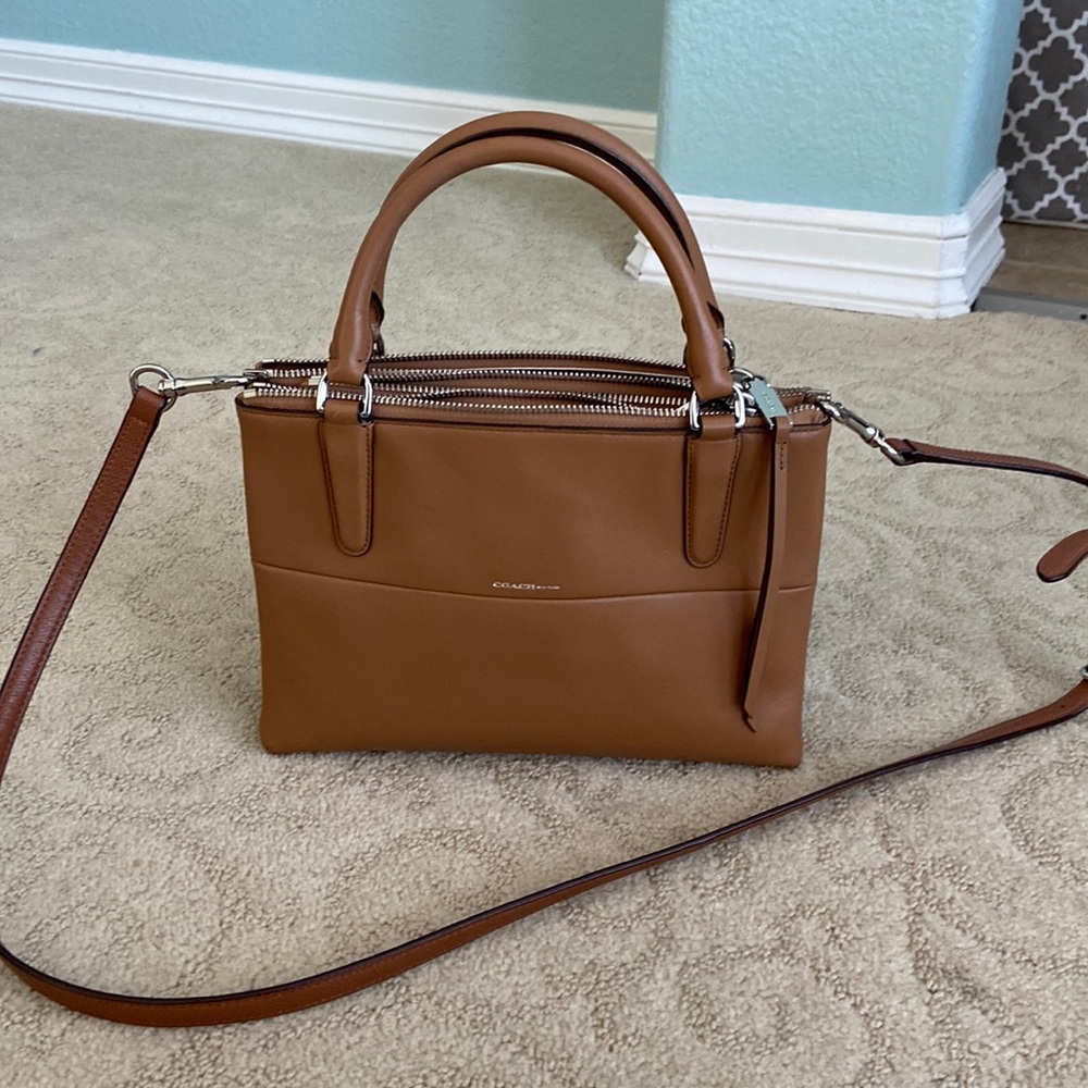 Coach tan purse